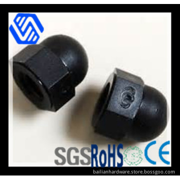 Black Plated Cap Nut